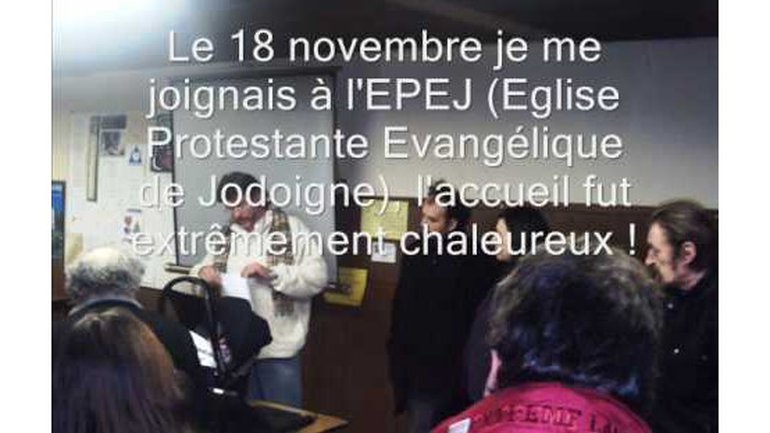 Mon témoignage : Eglise Protestante Evangélique de Jodoigne