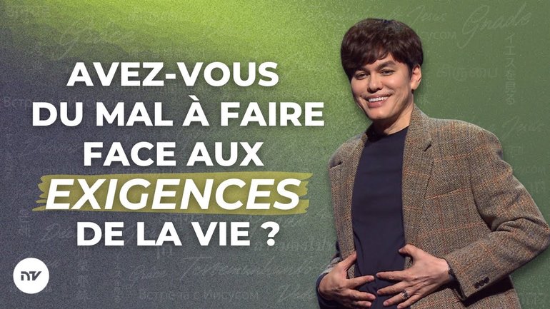 Les réponses aux exigences de la vie | Joseph Prince | New Creation TV Français