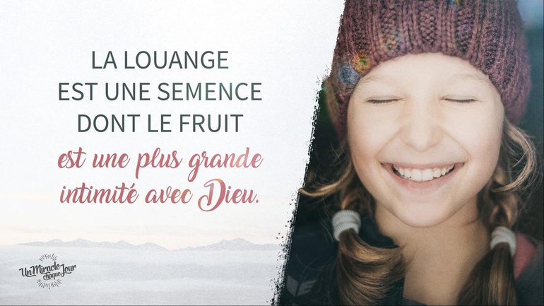 Voici 3 bonnes raisons de louer Dieu ✌️
