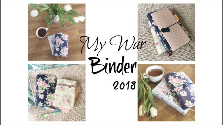 My War Binder - Traveler's notebook - Mon Carnet de méditation 2018