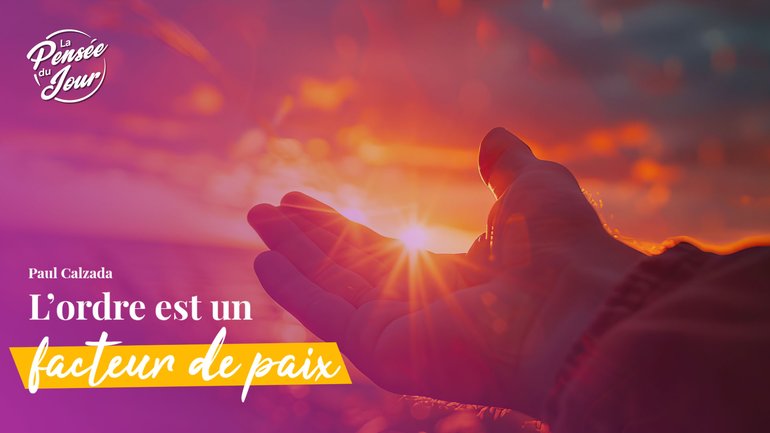 L’ordre est un facteur de paix