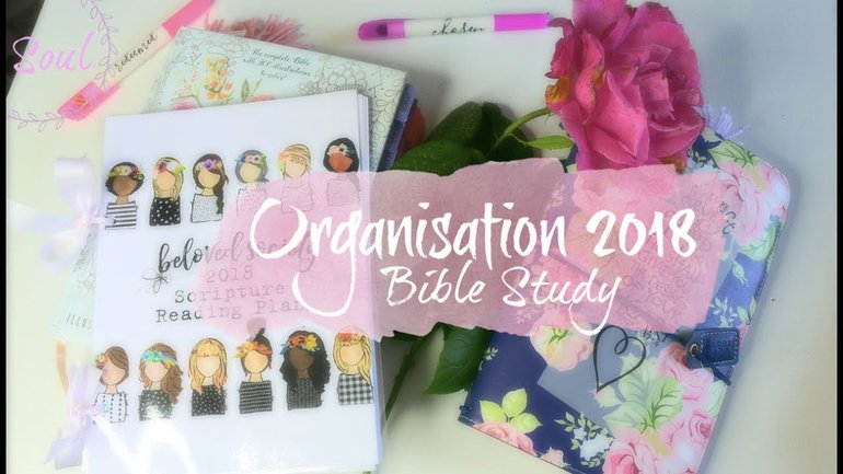 Mon organisation 2018 (plan de lecture, Méditation, Bible en 1an)