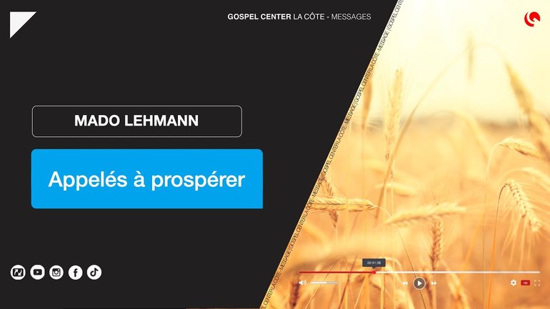 Appelés à prospérer