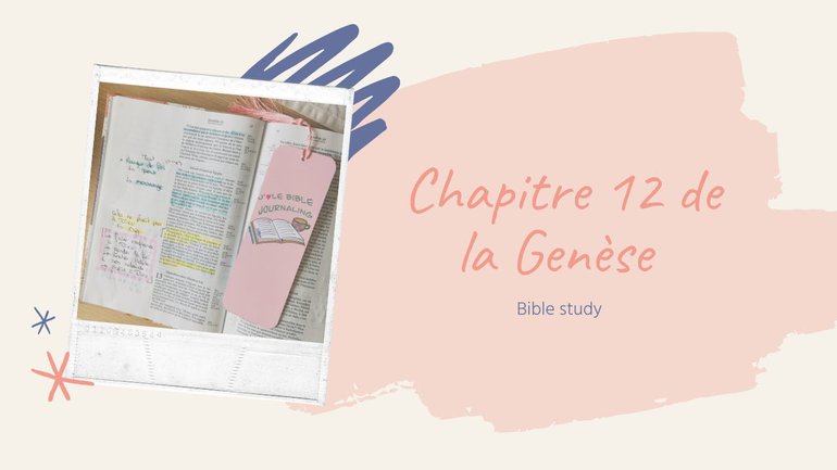 Etudie la Bible avec moi -Genèse 12 #BibleStudy