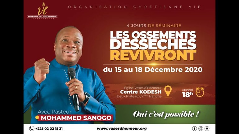 Les Ossements desséchés revivront l Séminaire Spécial Jour 2 l 16/12/2020 l  Pasteur Mohammed Sanogo