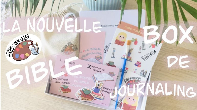 La Nouvelle Box de Bible Journaling "Créé pour créer"
