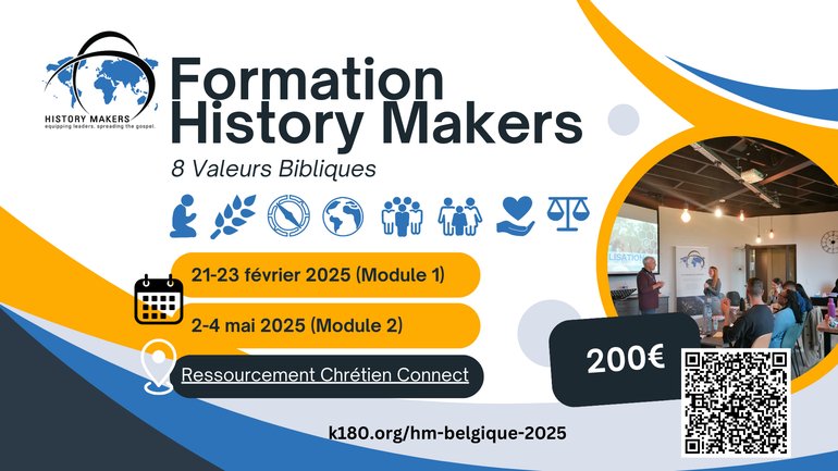📢 Découvrez le parcours History Makers Belgique cette année en deux modules !