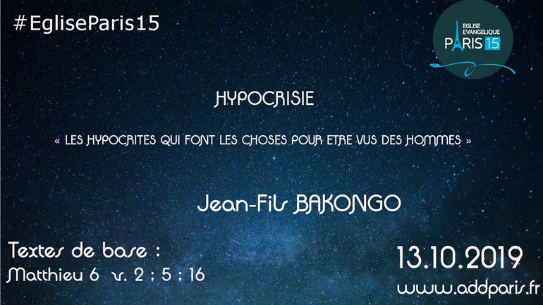 Hypocrisie - Jean-Fils BAKONGO