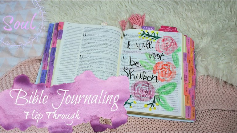 Bible Journaling Flip Through - Art and Faith
