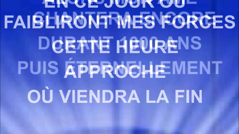 BÉNIS L'ÉTERNEL Ô MON ÂME