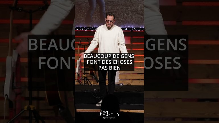 Faites ce qu'il faut non pas pour vous vanter mais parce que vous êtes un enfant de Dieu - Jérémie