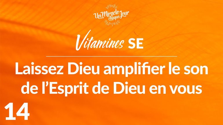 Vitamines SE 14 - Laissez Dieu Amplifier Le Son De L'Esprit De Dieu En Vous