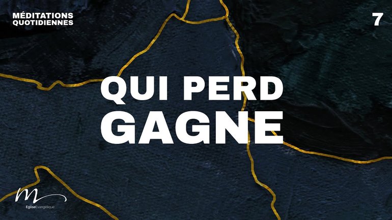 Qui perd gagne - Brisés Méditation 7 - Jean 12.23-26 - Jéma Taboyan