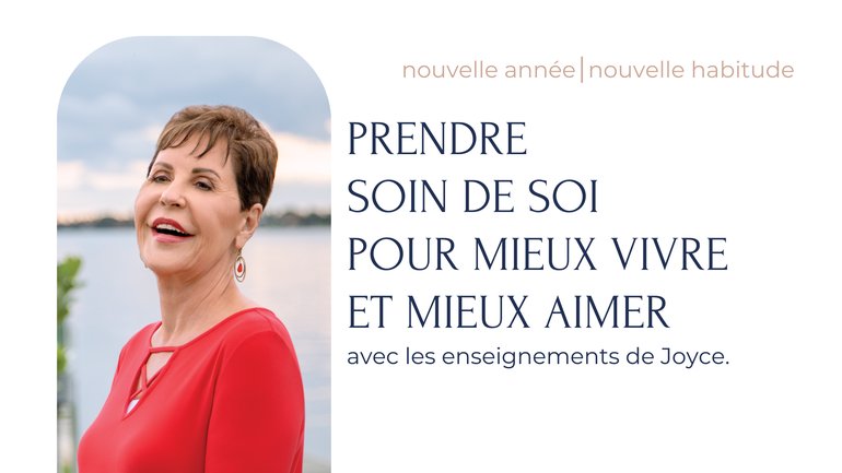 Notre partenaire Joyce Meyer Ministries vous souhaite une belle année 2025 ! 🎉