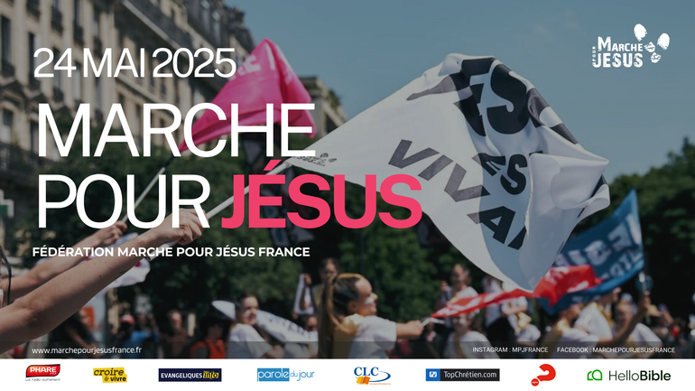 Unis pour Jésus : marchons ensemble le 24 mai 2025 ! 🚶🏼🚶‍♀️🙌