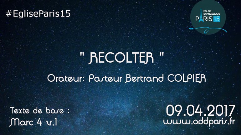 "RECOLTER"
