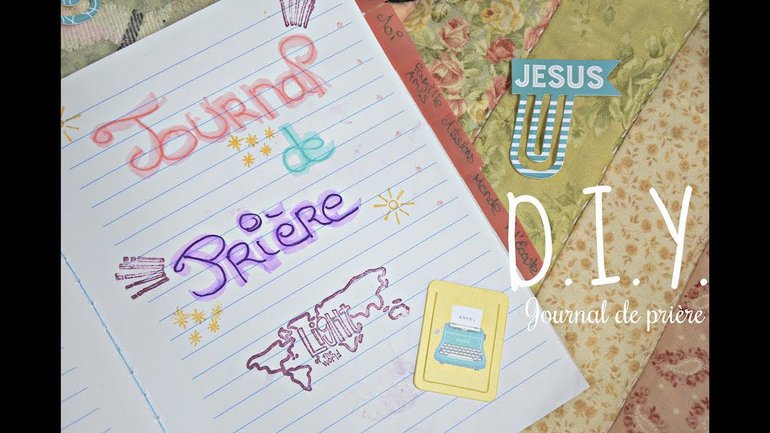 DIY ❤ Journal de Prière - Andrea Naomie