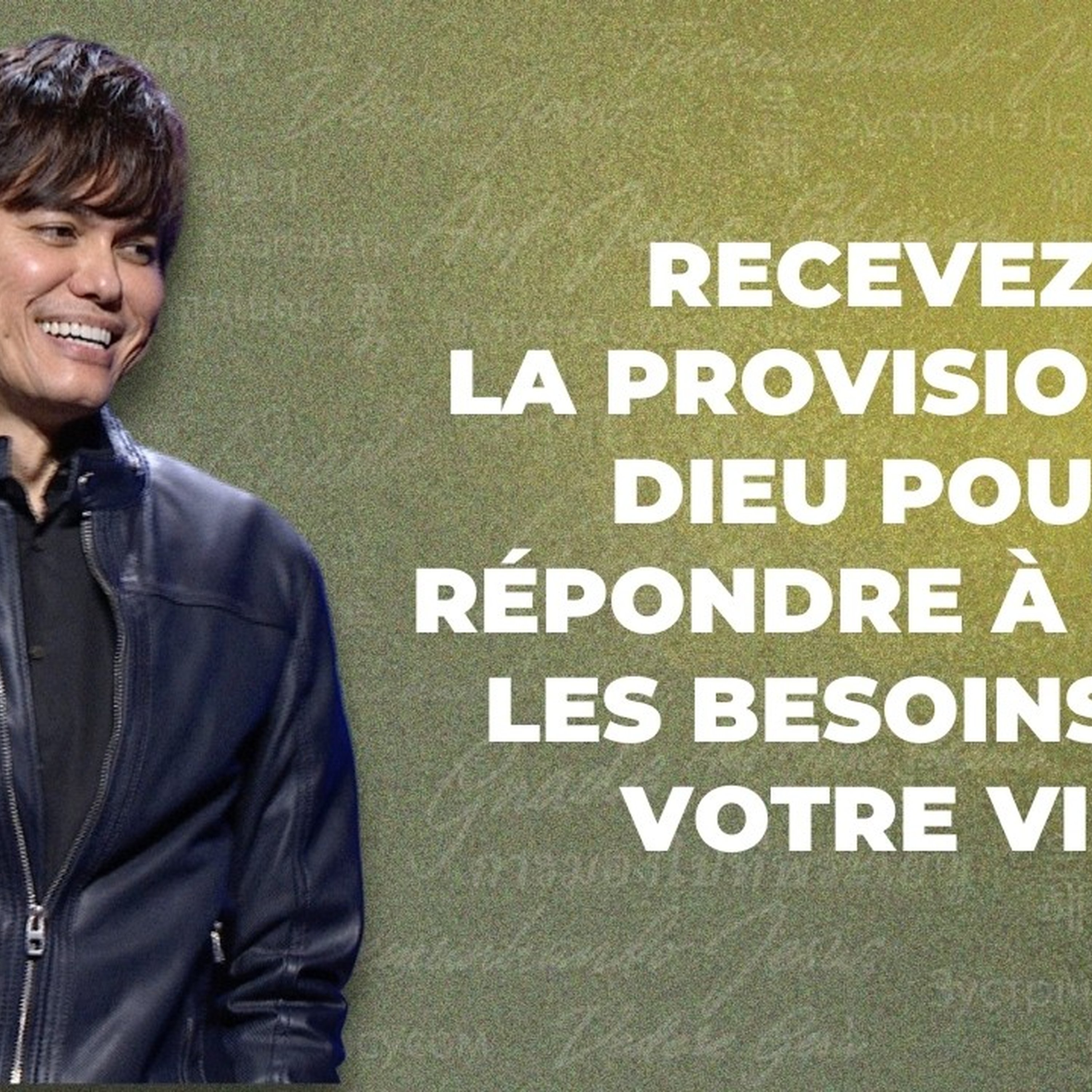 Recevez la provision de Dieu à vos besoins quotidiens | Joseph Prince | New Creation TV Français