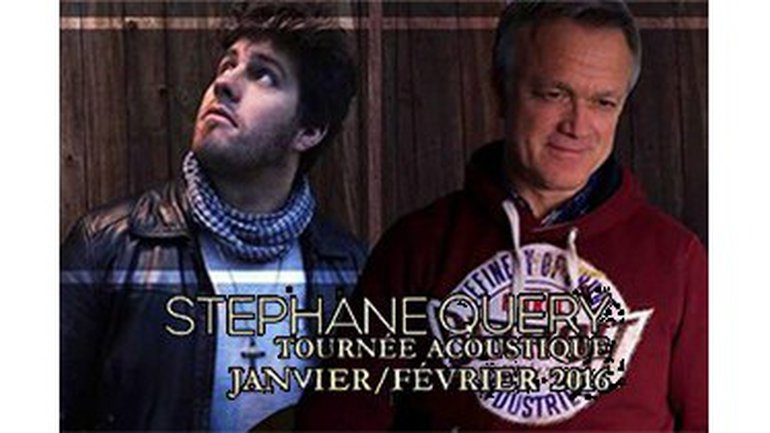 Stéphane Query en tournée acoustique - Janvier- Février 2016 en FRANCE