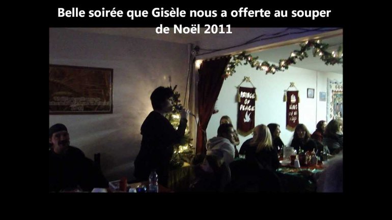Soirée offerte par Gisèle au souper de Noël 2011