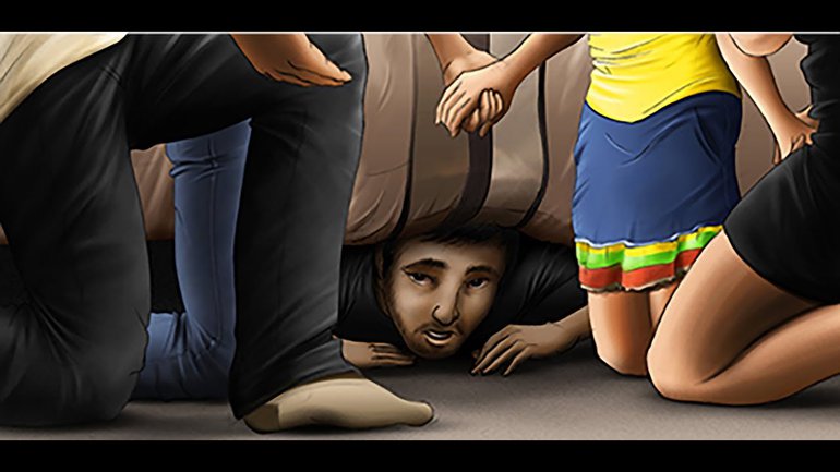 Caché sous le lit ! (37)