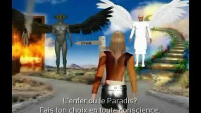 LES 2 CHEMINS APRES LA MORT: L'ENFER OU LE PARADIS Fait ton choix en toute consience.