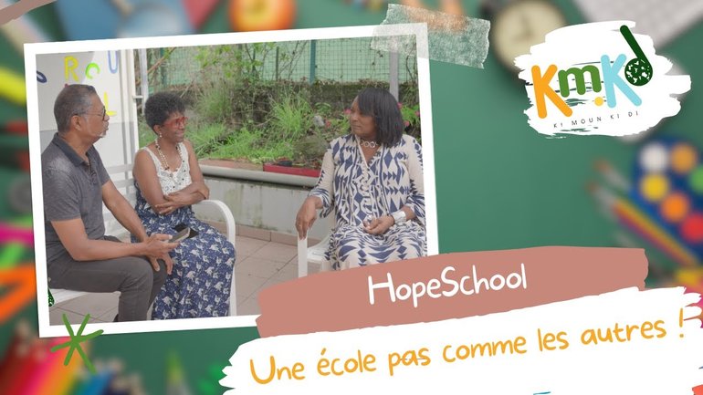 À la découverte de HopeSchool dans Ki Moun Ki Di !