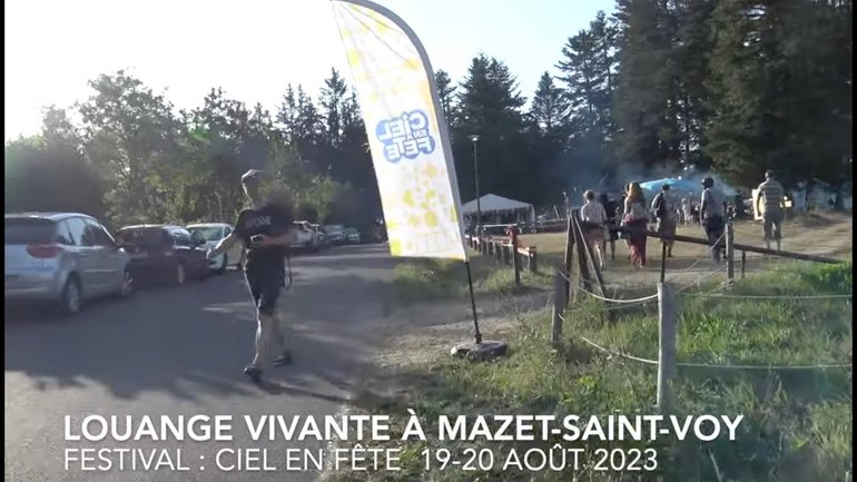 Sylvain Freymond et Louange Vivante à Mazet St Voy, reportage