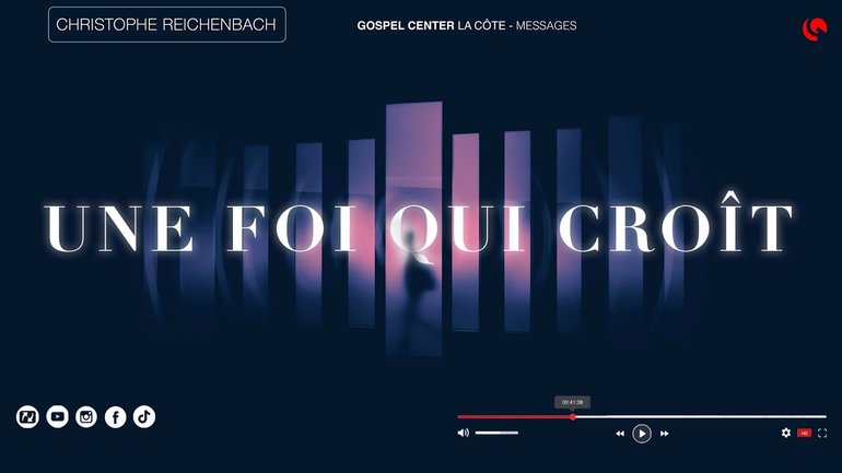 Christophe Reichenbach - Une foi qui croît (1)
