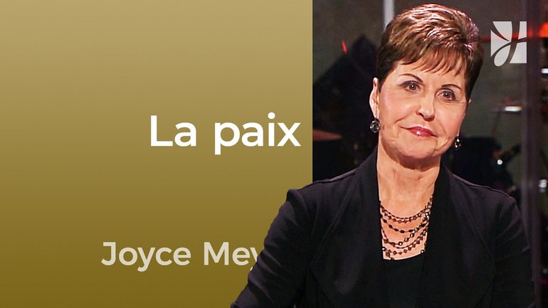 La paix - 2mn avec Joyce Meyer - Comment avoir la paix dans notre vie ? - Maîtriser mes pensées
