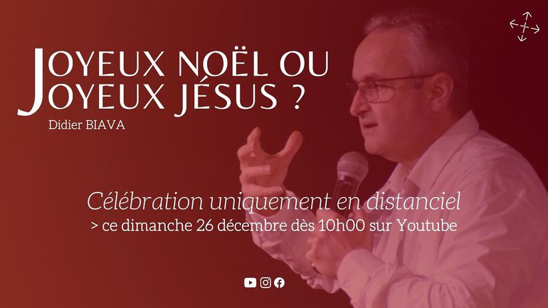 Joyeux Noël ou Joyeux Jésus ? / Pst Didier Biava