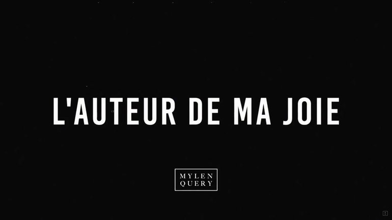 MYLEN QUERY - L'auteur de ma joie (Live)