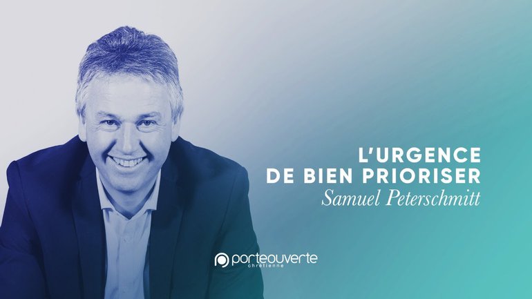 L'urgence de bien prioriser - Samuel Peterschmitt [Culte PO 24/01/2021]