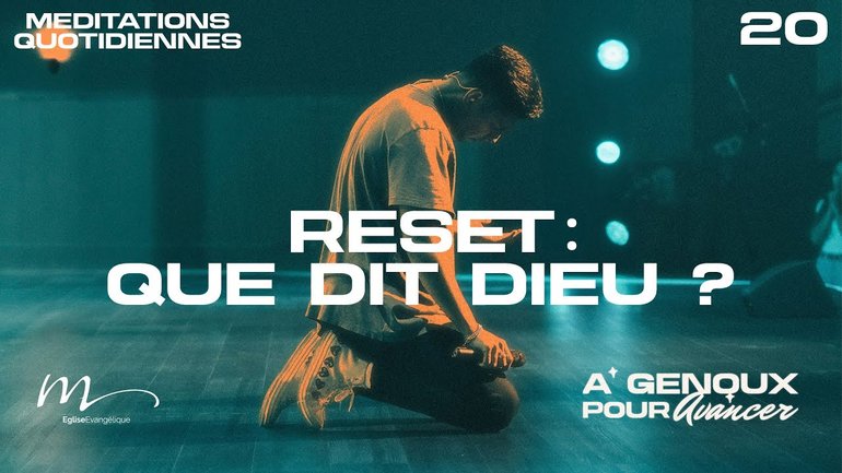 Reset : Que dit Dieu ? - À Genoux Méditation 20 - Matthieu 16.13-17 - Jérémie Chamard
