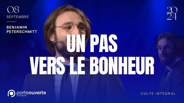 Un pas vers le bonheur - Benjamin Peterschmitt [08/09/2024]