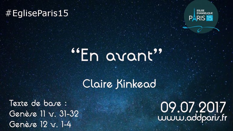 En avant - Claire Kinkead