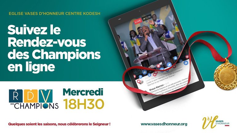 Bienvenue au RDV des champions du 25/03/2020