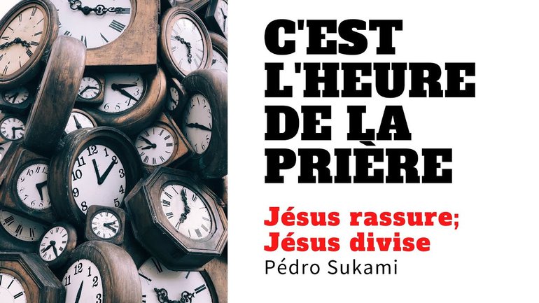 Jésus rassure, Jésus divise - Pasteur Pédro Sukami