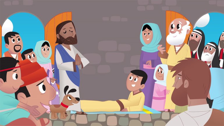 À travers le toit - La Bible App pour les Enfants - Histoire 24
