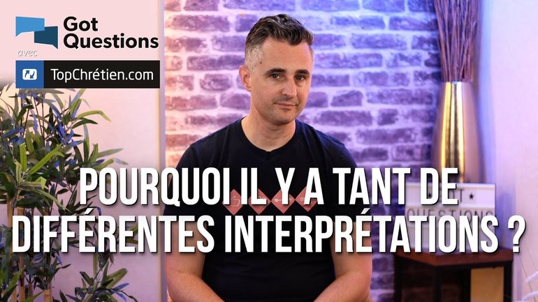 Pourquoi il y a tant de différentes interprétations ?