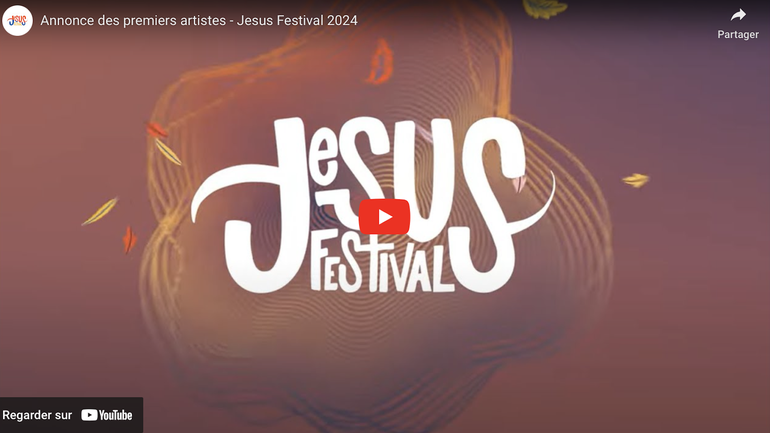 Découvrez les 7️⃣ premiers de la programmation Jesus Festival 2024 !