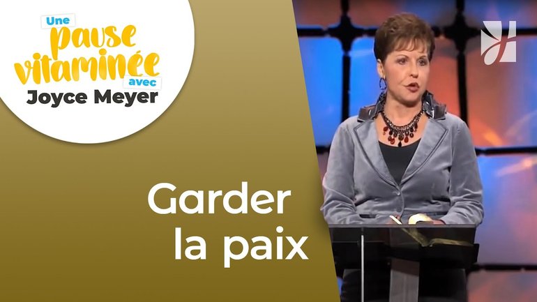 Pause vitaminée avec Joyce - Pourquoi et comment préserver la paix ? - Maîtriser mes pensées