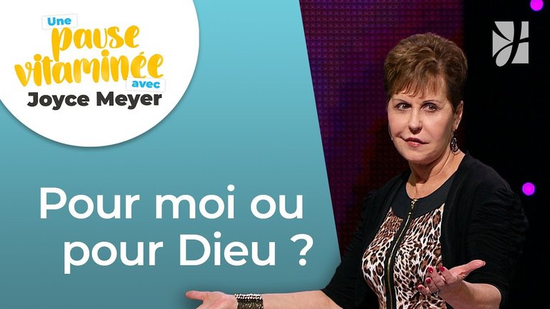 Vivre pour moi-même ou pour Dieu ? I Pause vitaminée avec Joyce