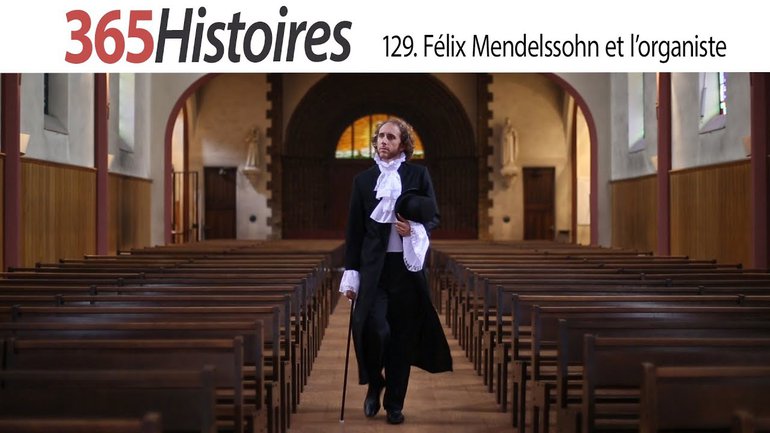 Mendelssohn et l'organiste. (129)