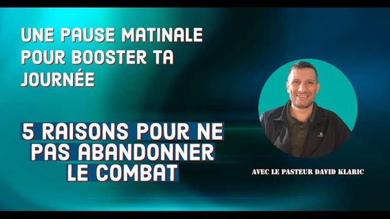 5 Raisons de ne pas arrêter d'avancer