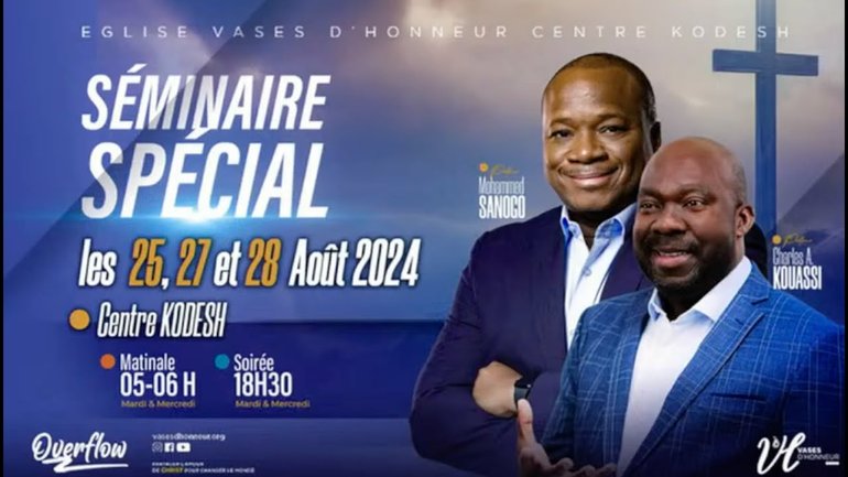SÉMINAIRE SPÉCIAL - RDV DES CHAMPIONS - Pst Charles Arthur KOUASSI